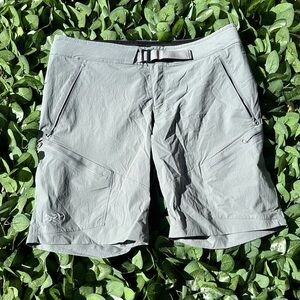 Arc'teryx Light Gray Athletic Shorts